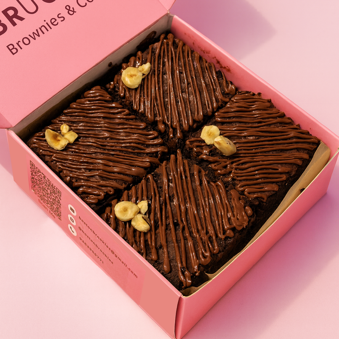 Nutella Brownie Box (4 pc)