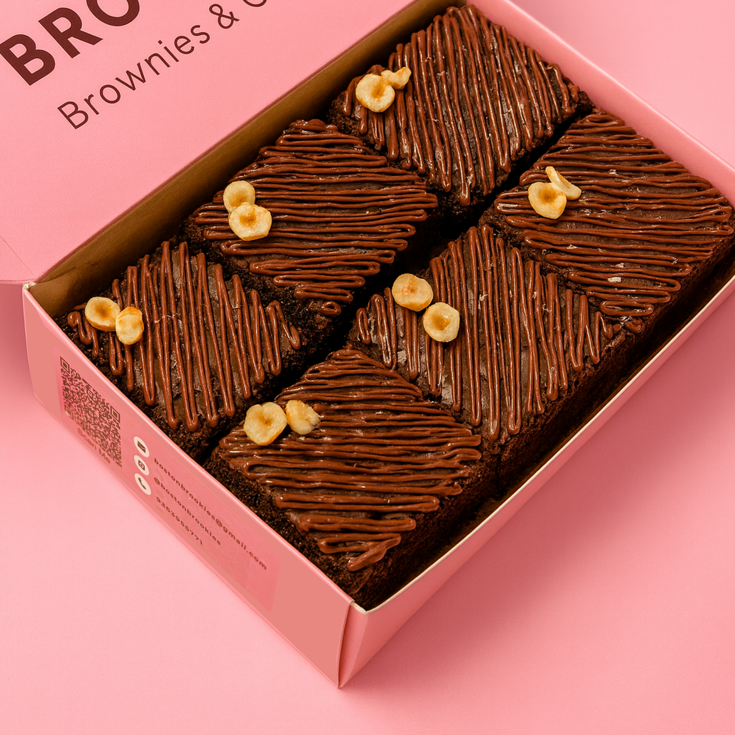 Nutella Brownie Box (6 pc)
