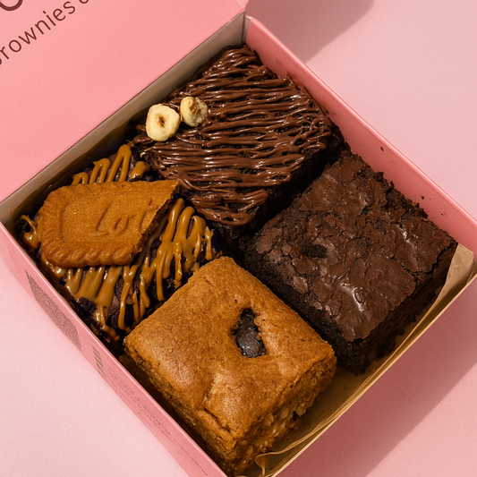 Assorted Brownie treat Box (4 pc)