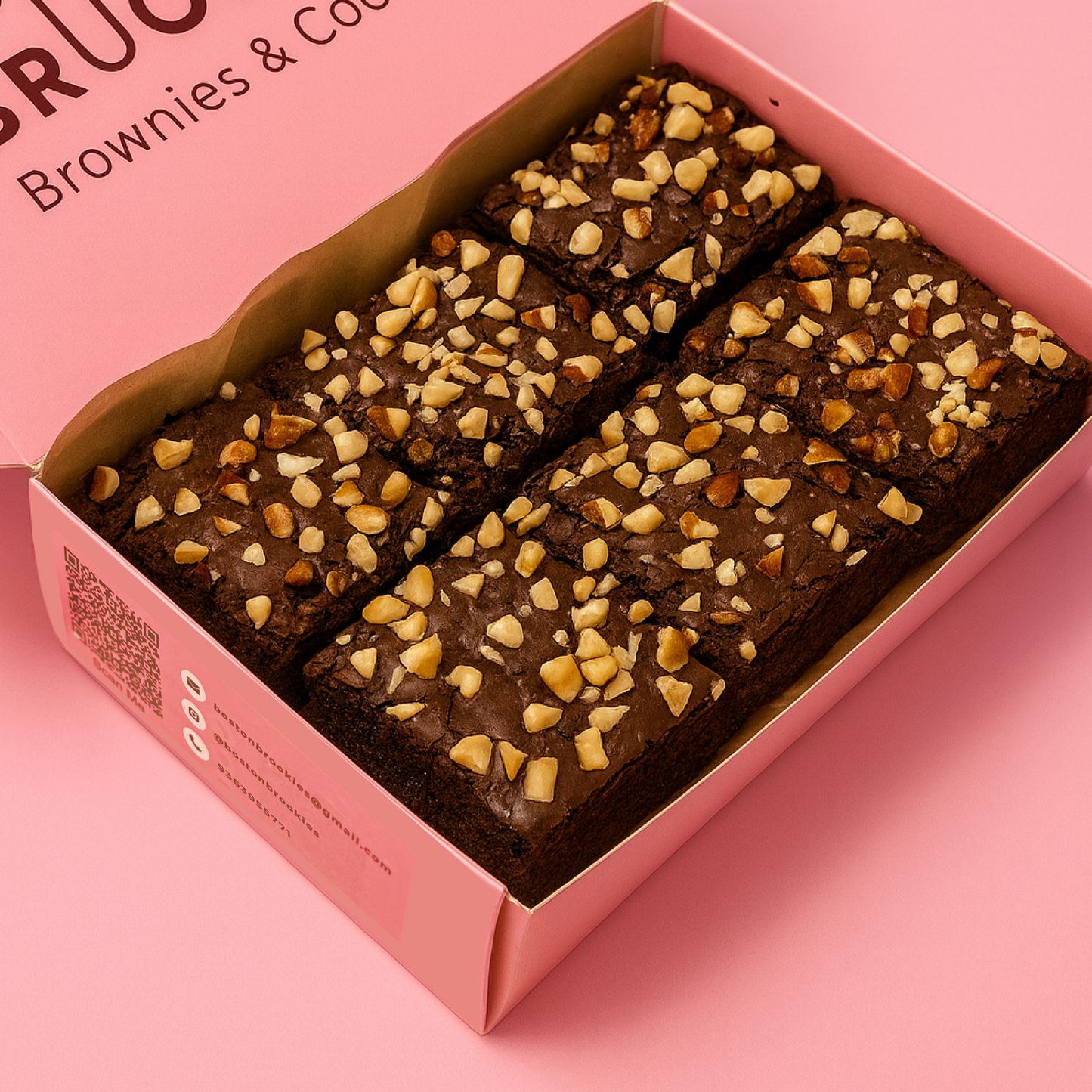 Nuts Overloaded Brownie Box (6 pc)